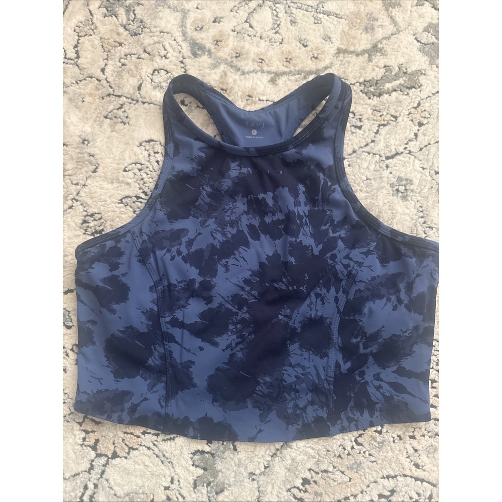 Tavi Sports Halter Blue Print Athletic Large